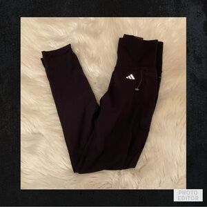 Adidas Optime Stash Pocket 7/8 Tights /Leggings - NWT - Size XS - Black